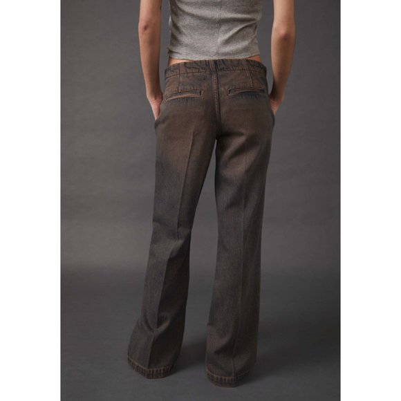 NWOT Free People Castella Low Rise Jeans / Back Alley Blue - Picture 4 of 8